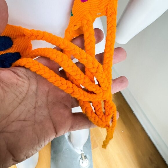 Vintage Mexican Embroidered Floral Belt M/L - Picture 5 of 7